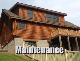  Brunswick, Ohio Log Home Maintenance